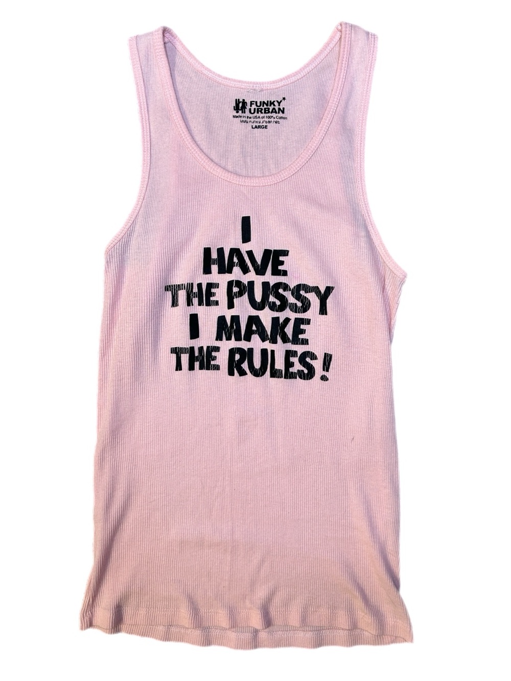 Women's Funky Urban Pink Graphic Tank Top